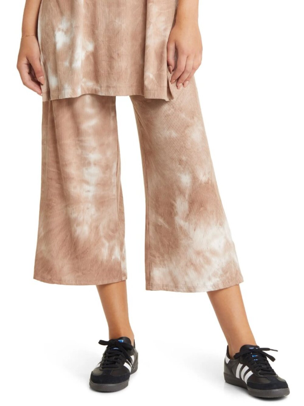 Dressed in Lala Lex Tie-Dye Wide-Leg Pants Large